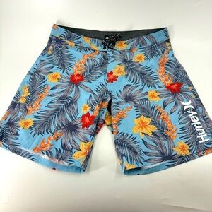 Hurley Hawaiian Print Swim Suit / Board Shorts
